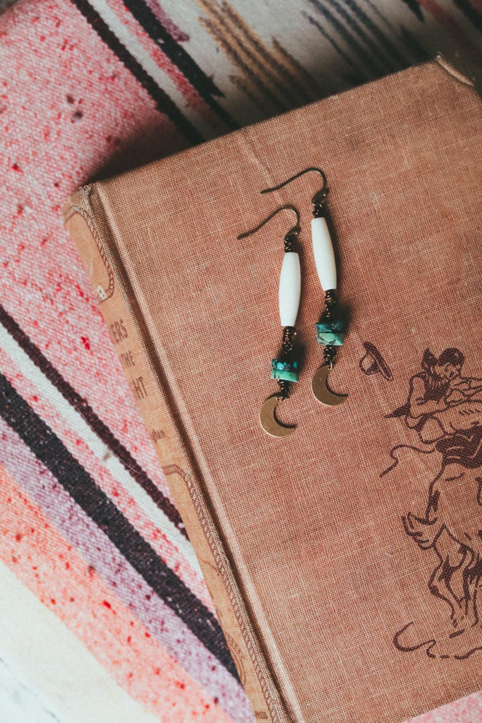 Bad Moon Rising Western Earrings - Cowgirl Relics