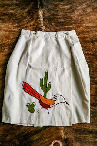 AS-IS Vintage Southwest Roadrunner Skirt