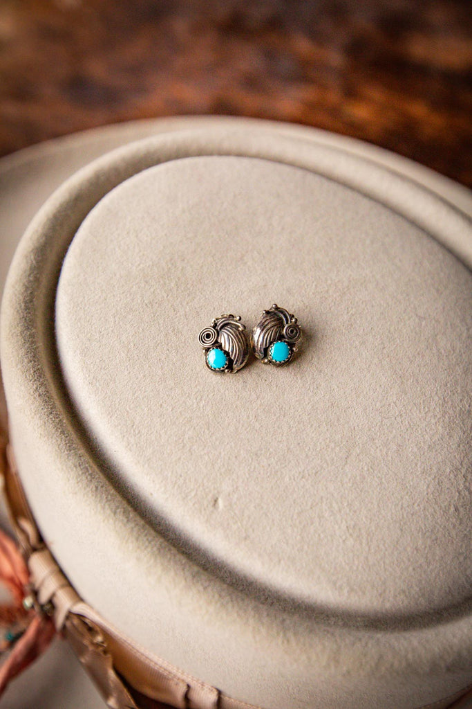 vintage southwest turquoise earrings