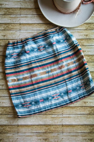 Vintage Southwest Wrap Skirt - Cowgirl Relics