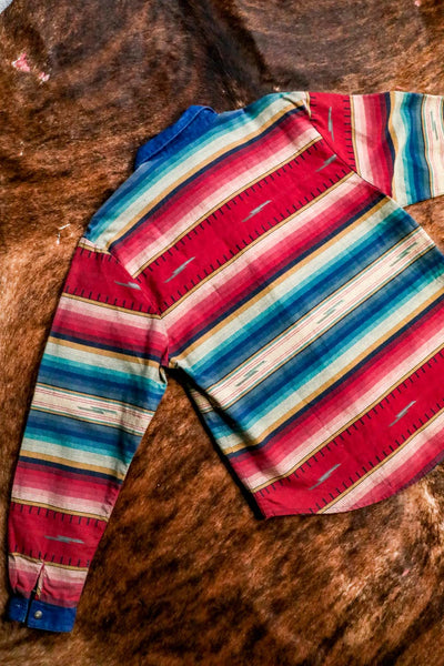 Vintage Southwest Top and Wrap Skirt Set